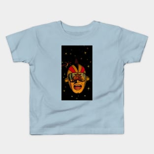 SPACE MAN HEAD Kids T-Shirt